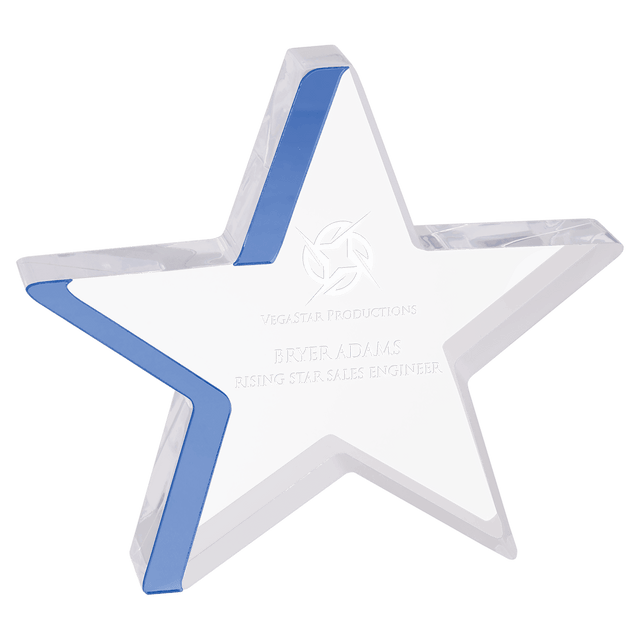 Star Acrylic with Edge