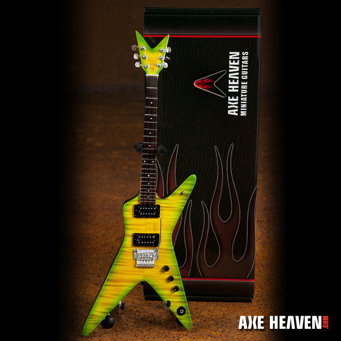 Licensed Dimebag Darrell Signature Slime Dime Miniature Guitar Replica