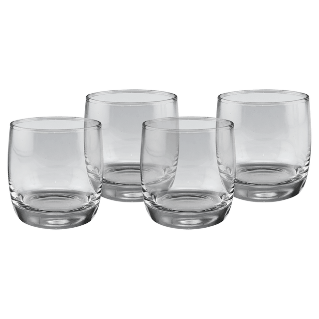 10 oz. Polar Camel Round Rocks Glasses-Set of 4