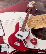 Fender™ Red Jazz Bass™ Miniature Guitar Replica - Officially Licensed