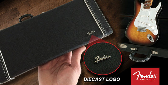 FENDER™ Miniature Black Guitar Case with Diecast Logo