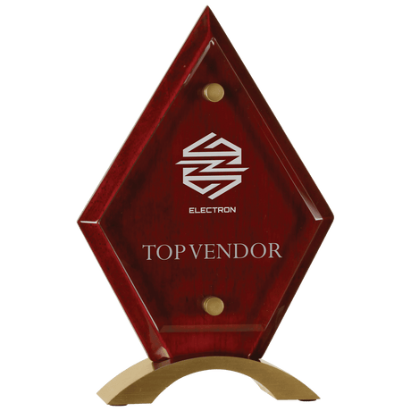 Diamond Rosewood Piano Finish Floating Acrylic Standup