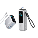 Anker Laptop Power Bank (25K, 165W, Built-In and Retractable Cables)