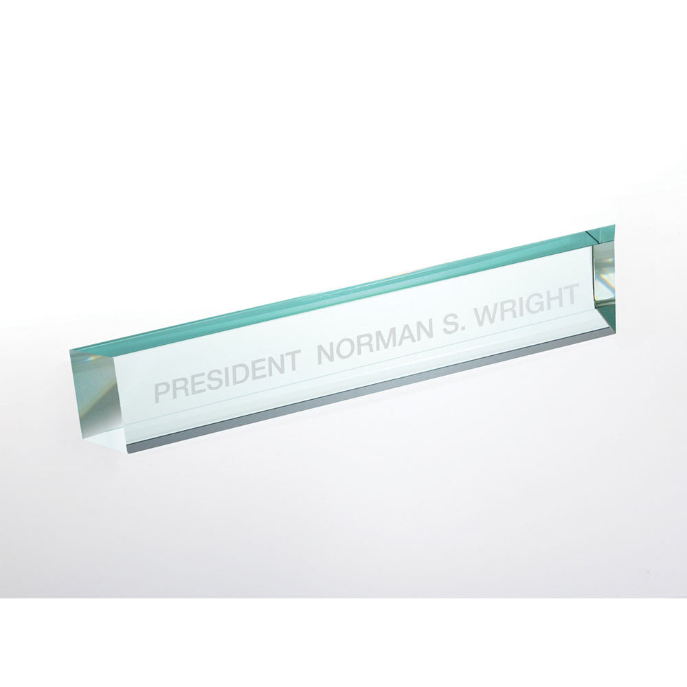 Slant Beveled Nameplate premium recognition award