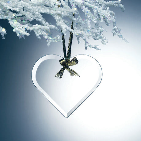 Glass Heart Ornament premium recognition award