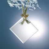 Glass Square Diamond Ornament premium recognition award