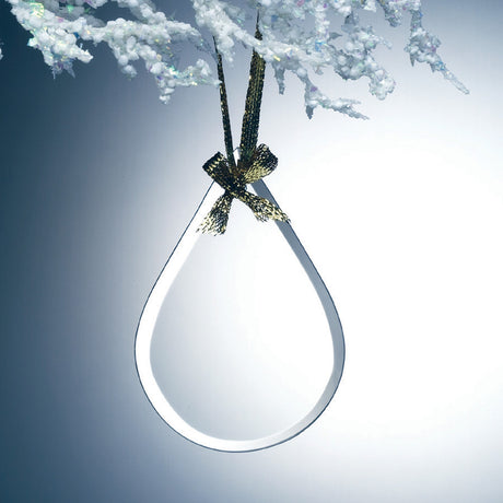 Glass Tear Drop Ornament premium recognition award
