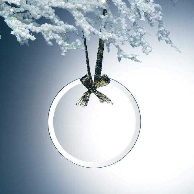 Glass Round Ornament premium recognition award