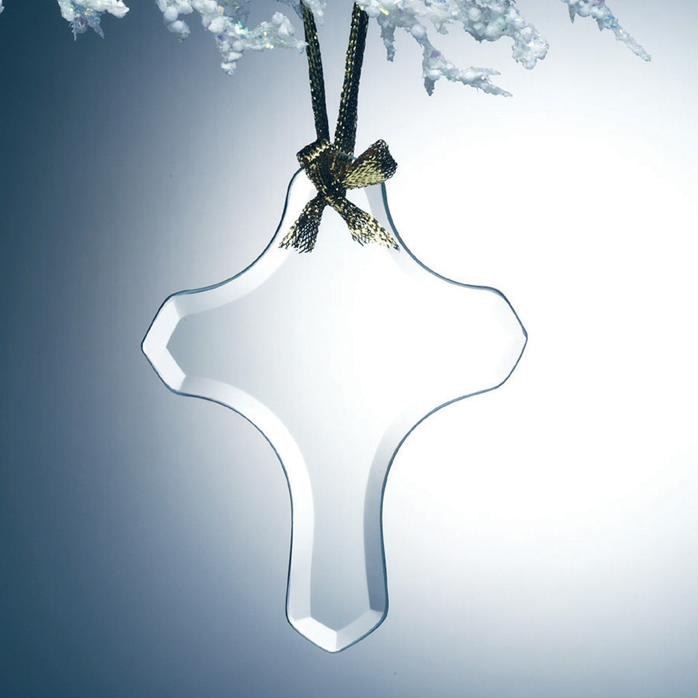 Glass Cross Ornament premium recognition award