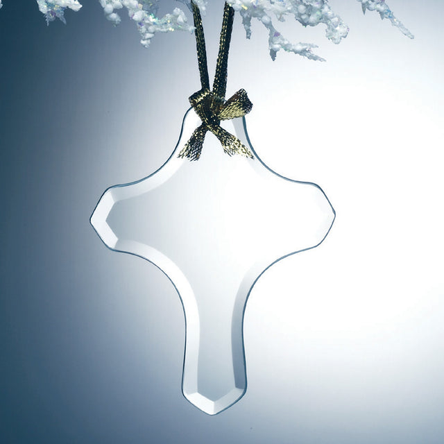 Glass Cross Ornament premium recognition award