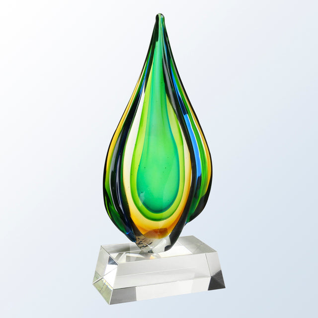 Rainforest w/ Crystal Base premium recognition award