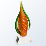Orange Creamsicle with clear base premium recognition award
