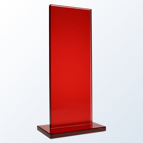 Red Honorary Rectangle premium recognition award