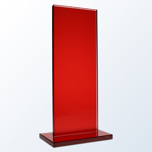 Red Honorary Rectangle premium recognition award