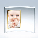 Curved Vertical Gold Photo Frame premium recognition award