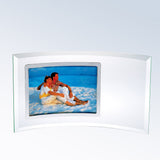 Curved Horizontal Silver Photo Frame premium recognition award