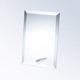 Beveled Vertical Rectangle W/ Aluminum Pole premium recognition award