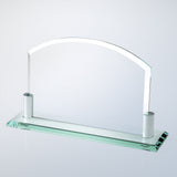 Horizontal Arch W/ Aluminum Holder Base premium recognition award