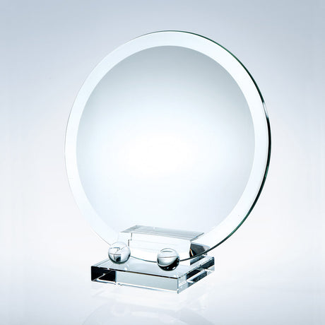 Beveled Round Plate premium recognition award