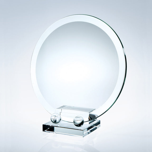 Beveled Round Plate premium recognition award