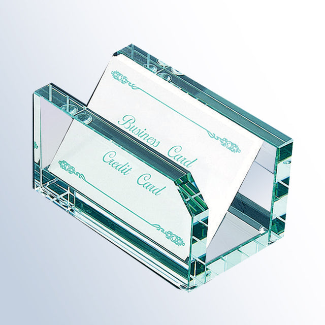 Jade Glass Card Holder premium recognition award