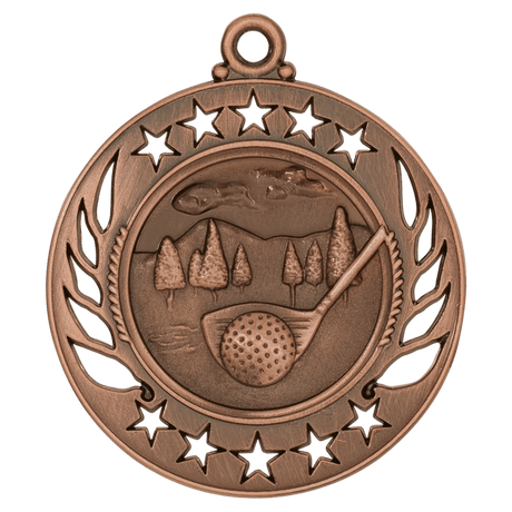 Golf Galaxy Medal-Bronze 2 1/4"