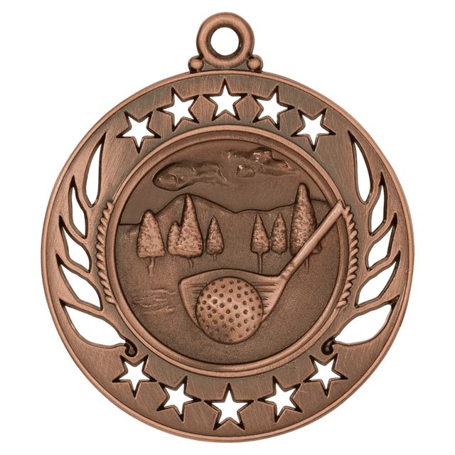 Golf Galaxy Medal-Bronze 2 1/4"