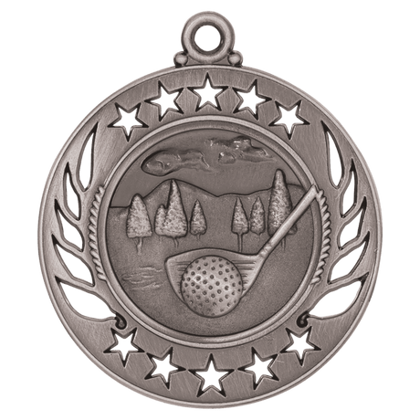 Golf Galaxy Medal-Silver 2 1/4"