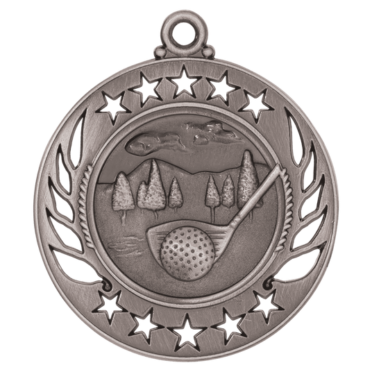 Golf Galaxy Medal-Silver 2 1/4"