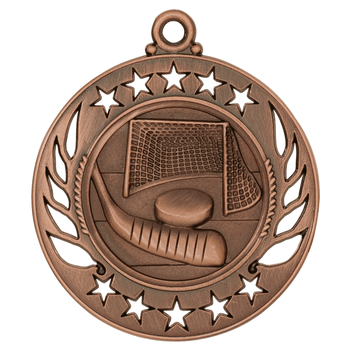 Hockey Galaxy Medal-Bronze 2 1/4"