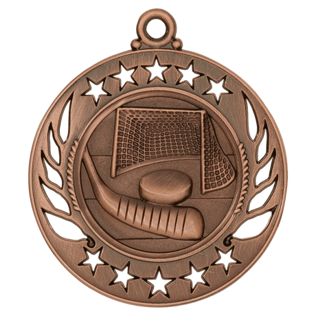 Hockey Galaxy Medal-Bronze 2 1/4"