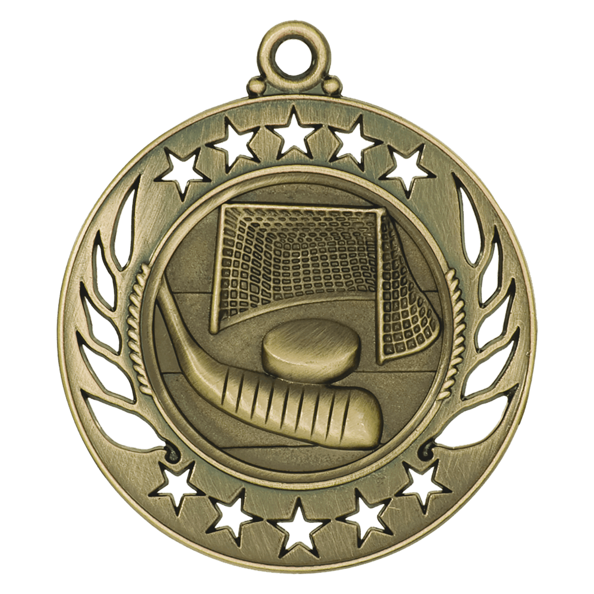Hockey Galaxy Medal-Gold 2 1/4"