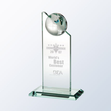 Jade Glass World Globe Pinnacle view 2