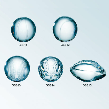 Molten Clear Glass Baseball premium recognition award