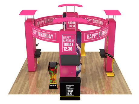 20 x 20 custom trade show booth