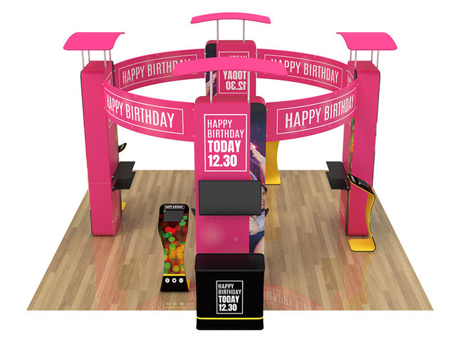 20 x 20 custom trade show booth