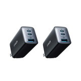 Anker 735 Nano II 65W charger group of two compact, portable charging devices for efficient power delivery.