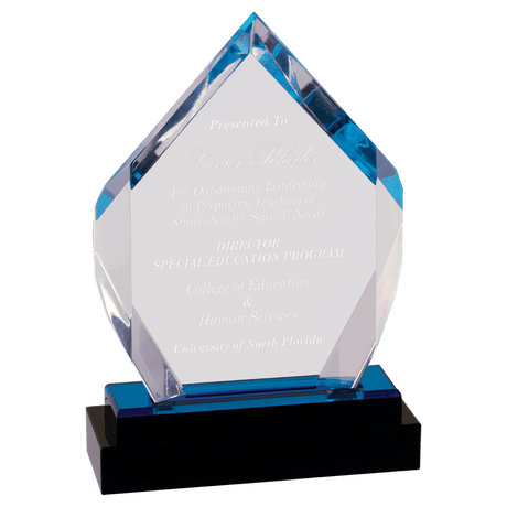 Fusion Diamond Impress Acrylic with Glass Base