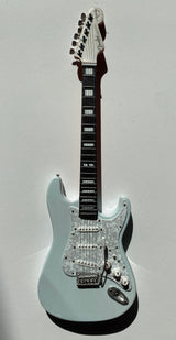 Licensed Kenny Wayne Shepherd Mini Fender™ Strat™ Transparent Faded Sonic Blue Guitar Model