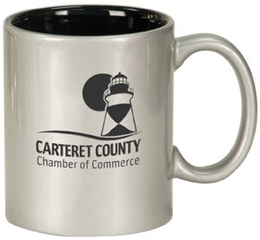 11 oz. Ceramic Round Lazer Mug