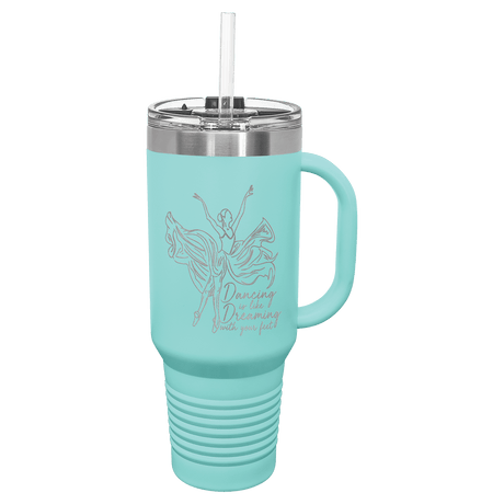 40 oz. Polar Camel Travel Mug with Straw and Snap Lid