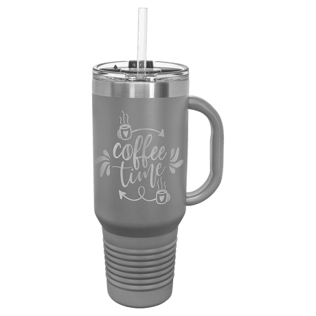 40 oz. Polar Camel Travel Mug with Straw and Snap Lid