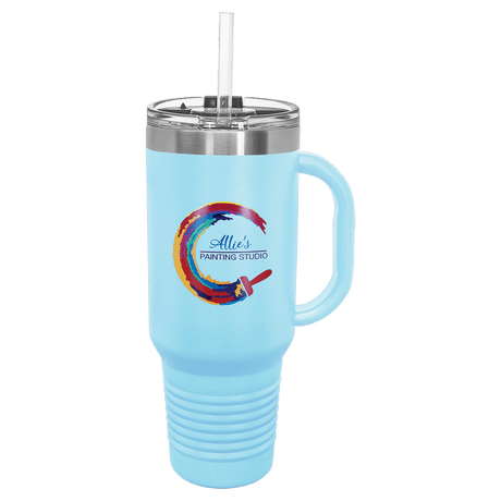 40 oz. Polar Camel Travel Mug with Straw and Snap Lid