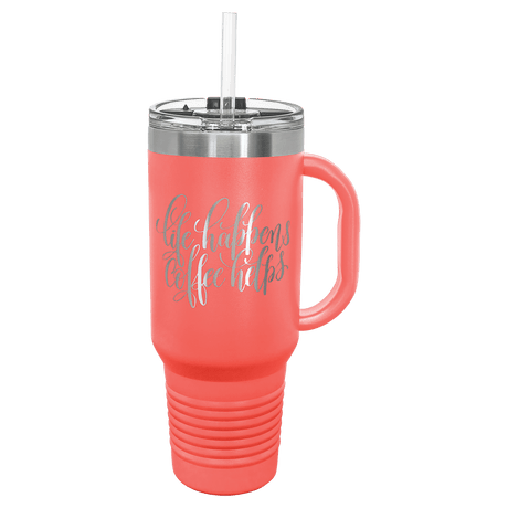 40 oz. Polar Camel Travel Mug with Straw and Snap Lid