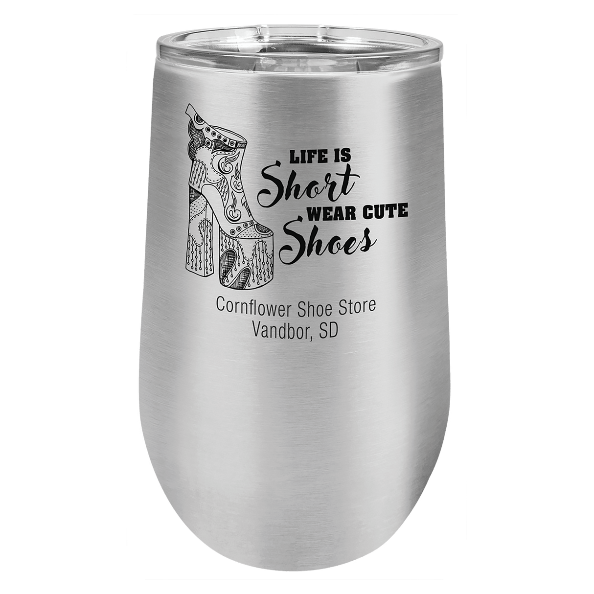 16 Oz. Polar Camel Vacuum Insulated Stemless Tumbler With Lid