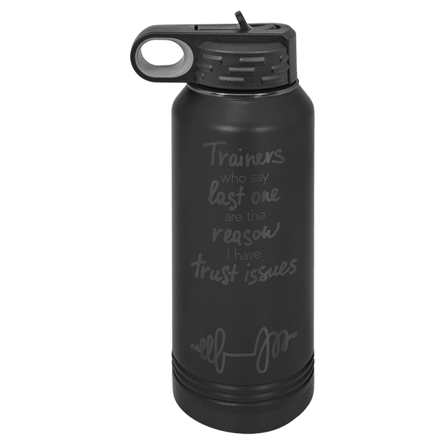 Polar Camel 32 oz. Ghost Black Water Bottles