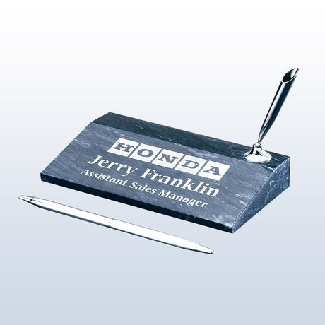 Single Pen Set-Silver premium recognition award