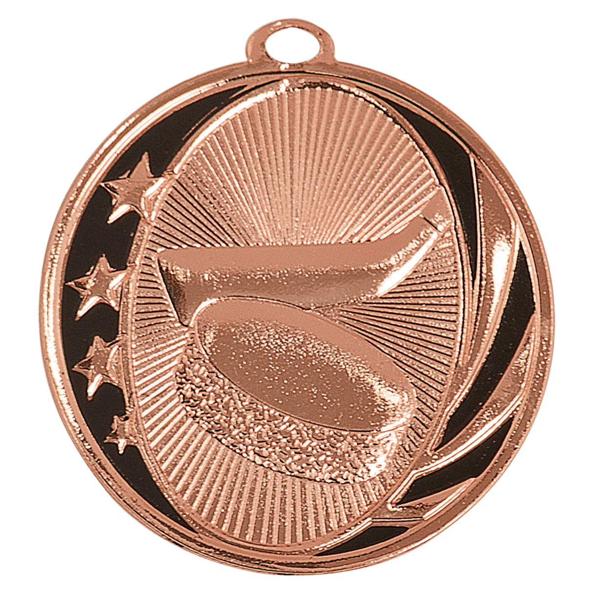 Hockey MidNite Star Medal-Bronze 2"