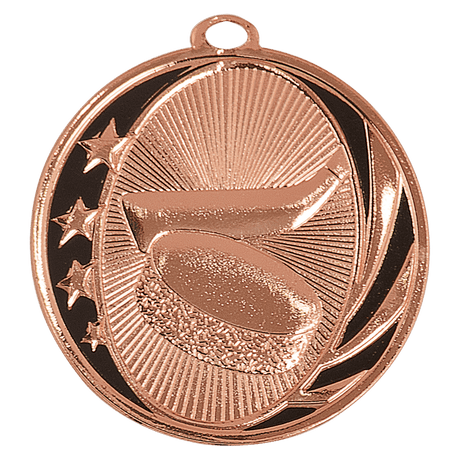 Hockey MidNite Star Medal-Bronze 2"