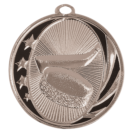 Hockey MidNite Star Medal-Silver 2"
